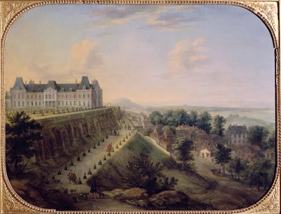 The Chateau de Meudon by Charles Leopold Grevenbroeck